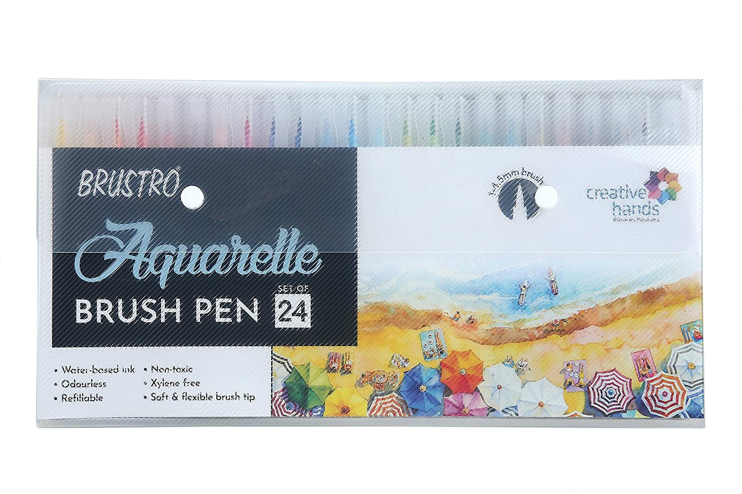 Brustro Aquarelle Brush Pen Set of 24
