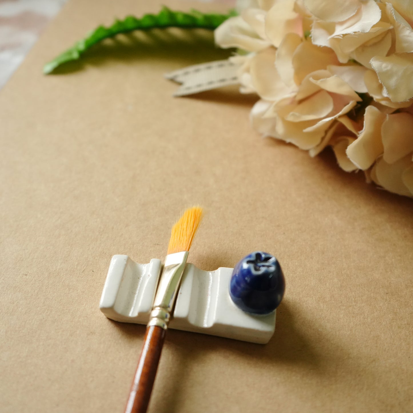 Ceramic Brushrest - Blueberry