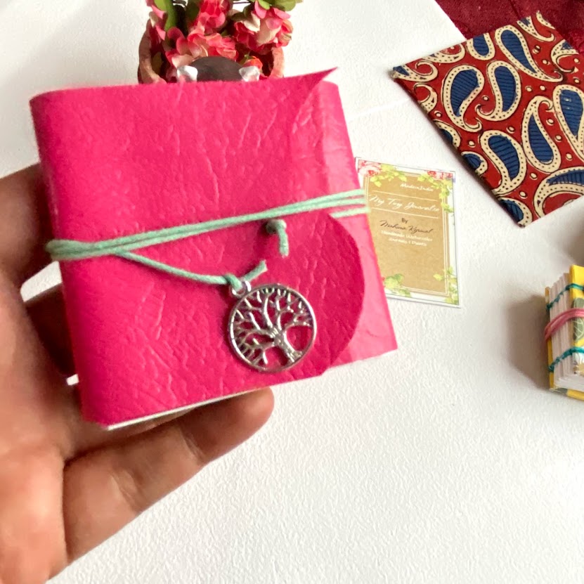 9 X 9 cm Miniature Journal (With Charm)