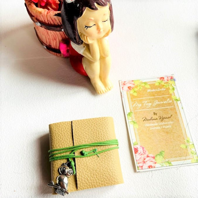 5 X 5 cm Miniature Journal (With Charm)