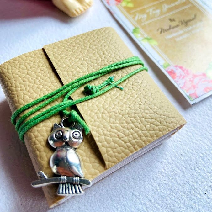 5 X 5 cm Miniature Journal (With Charm)