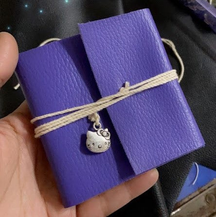9 X 9 cm Miniature Journal (With Charm)