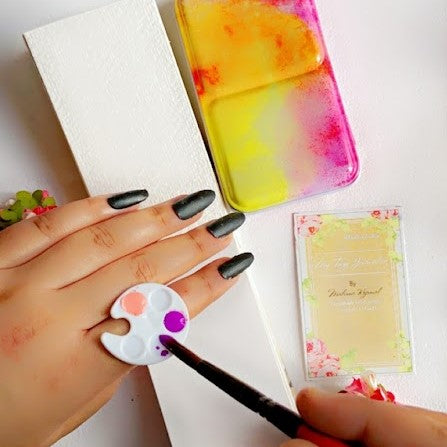 Artist Palette Ring ( Plastic )