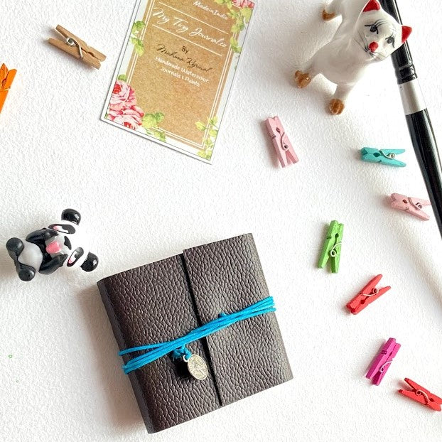 5 X 5 cm Miniature Journal (With Charm)