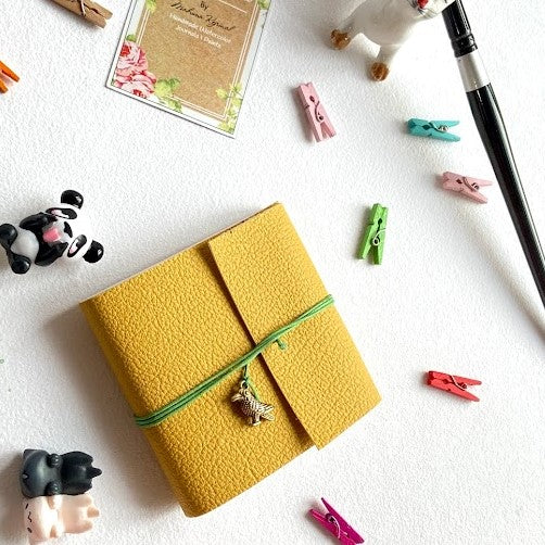 9 X 9 cm Miniature Journal (With Charm)